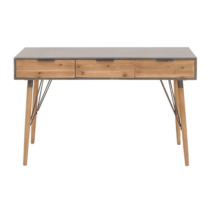 Cole & Grey Wood and Metal Console Table & Reviews Wayfair